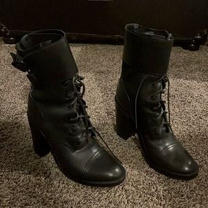 Genuine Tory Burch black combat boots. They look so good and look brand new.